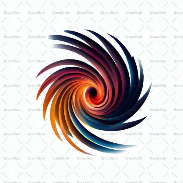 Abstrakte Tornadospirale